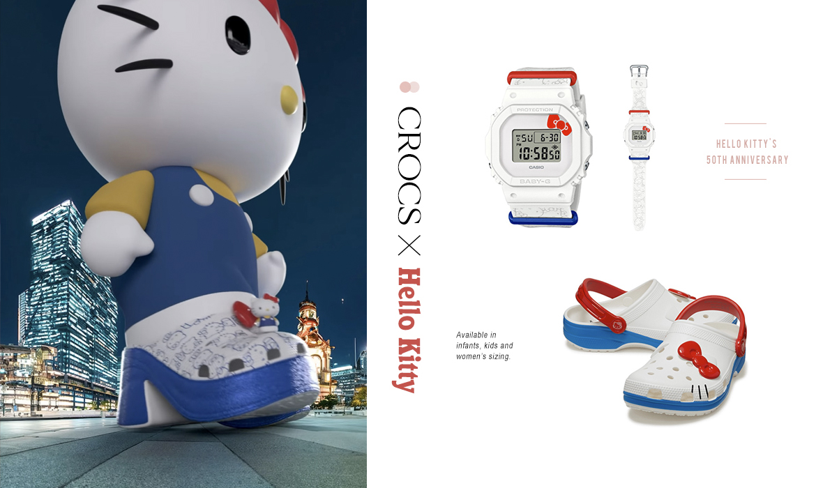 Hello Kitty 50 歲生日快樂！Crocs 與BABY-G 都帶來了可愛聯名款- The