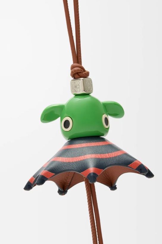 LOEWE 直営店 ストライプパズルペンダント LOEWE ロエベ PUZZLE LONG HORIZONTAL W パズル ロング